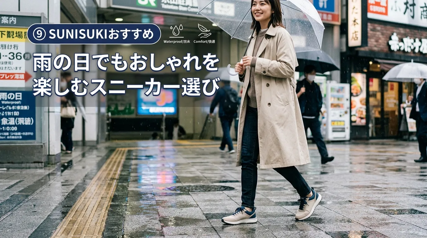 ⑨ SUNISUKIおすすめ｜雨の日でもおしゃれを楽しむスニーカー選び.webp