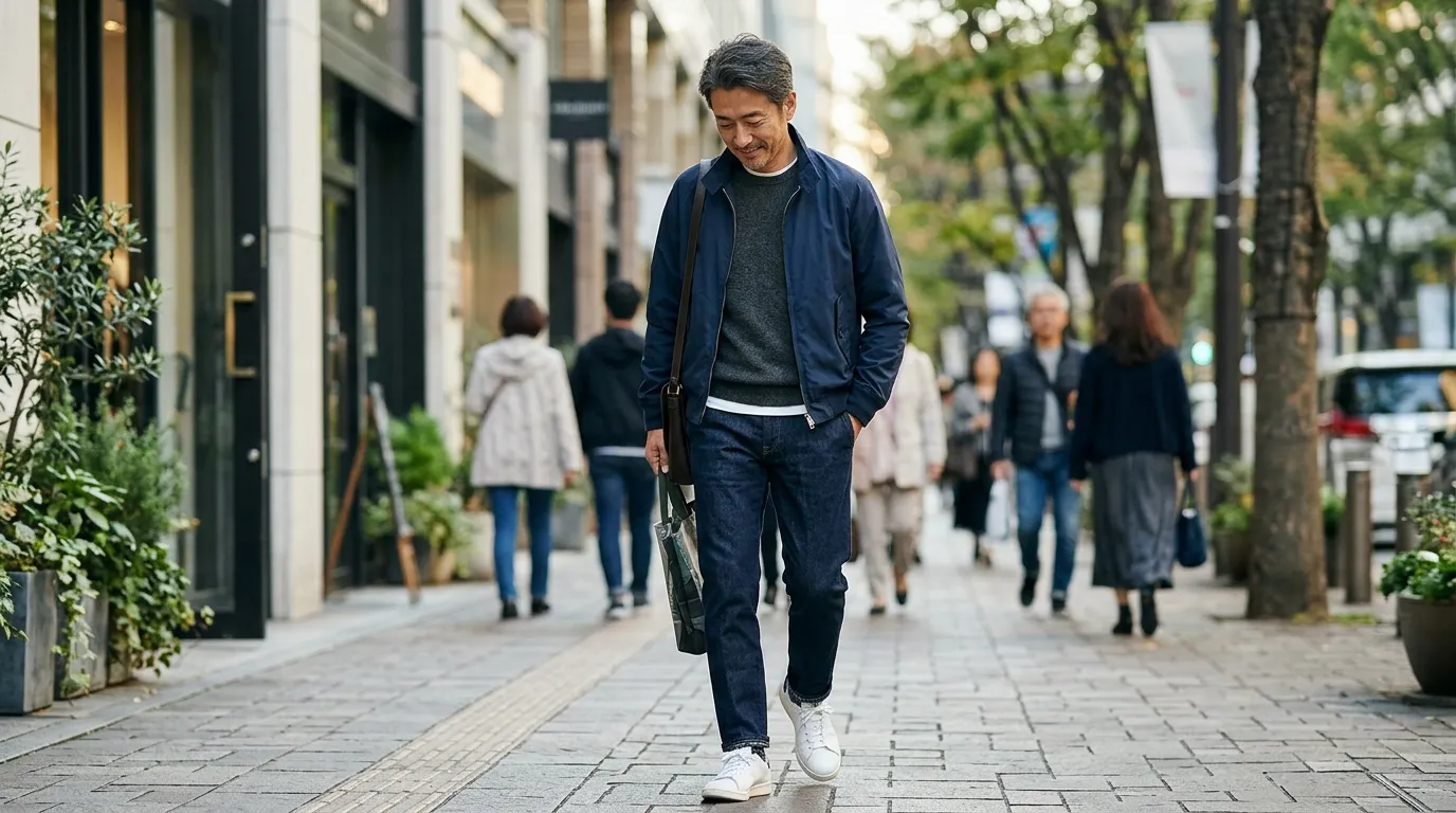 40代 メンズ スニーカー 恥ずかしいと感じるのはなぜ？大人に似合う選び方・NGコーデ・若作りに見えない履き方を徹底解説