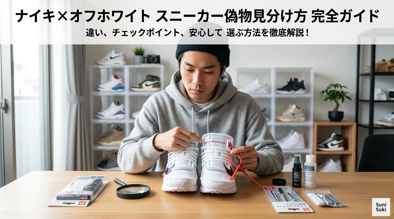 ナイキ Off-White スニーカー 偽物 見分け方 完全ガイド｜本物との違い・購入前チェックポイント・安心して選ぶ方法を徹底解説