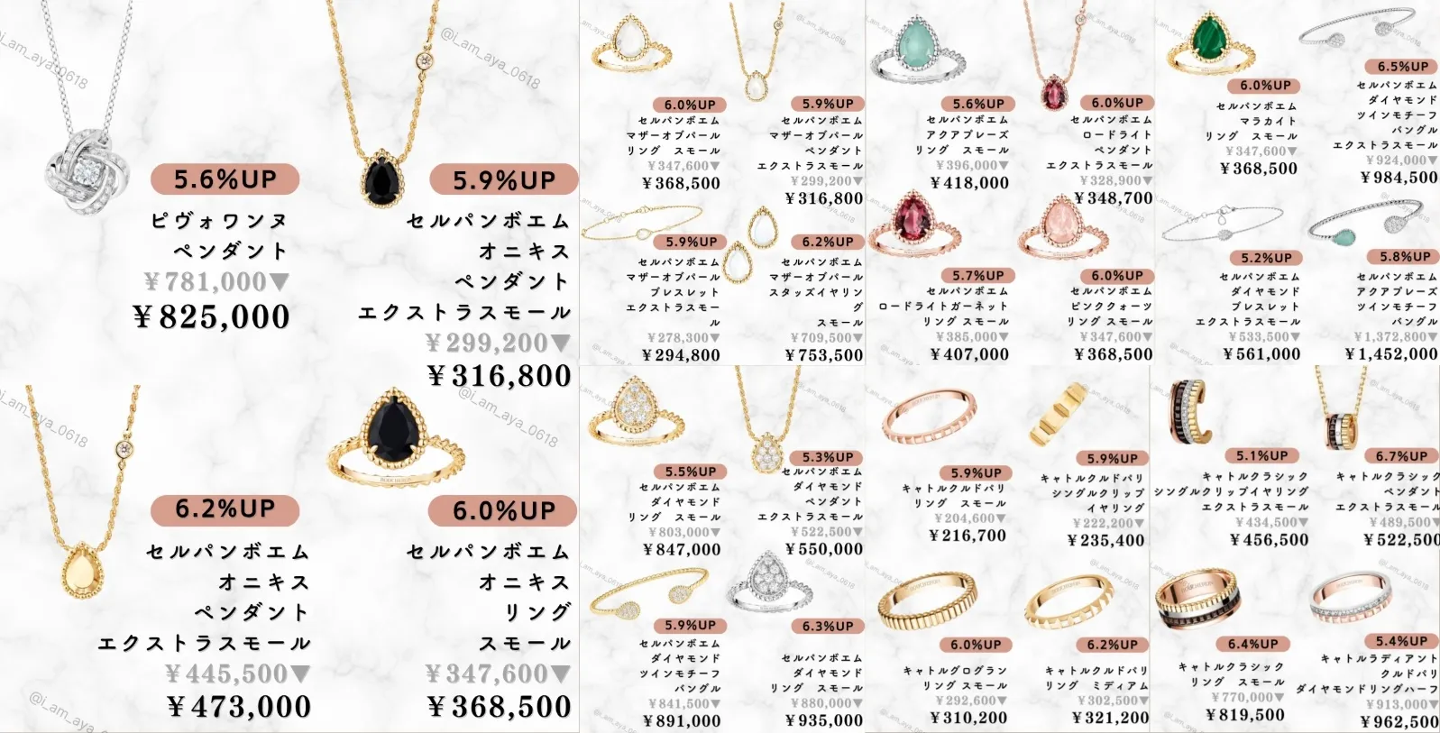 2. 2026年7月ブシュロン値上げ対象商品と価格上昇率一覧(1).webp