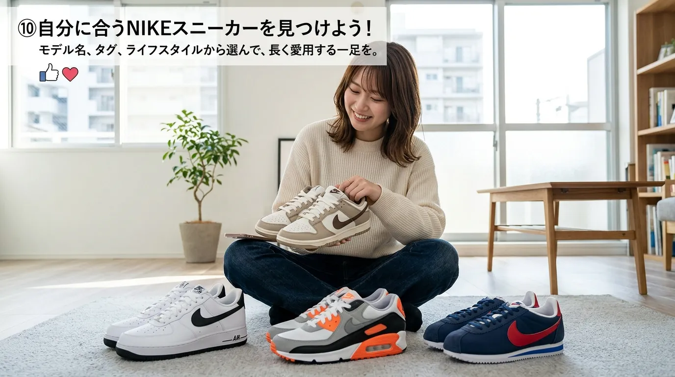 ナイキ スニーカー 種類 見分け方完全ガイド｜人気モデルの違い・シリーズ一覧・自分に合う一足の選び方をわかりやすく解説