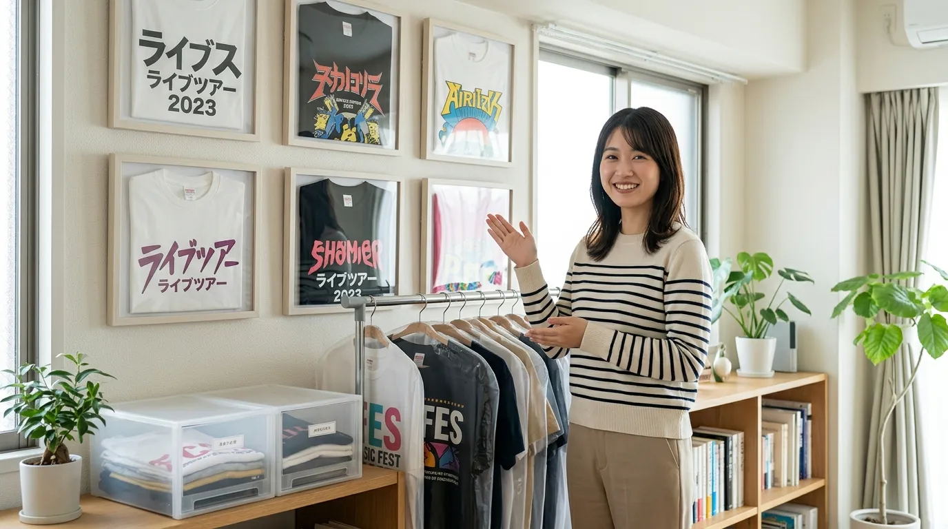 ⑥ 飾ったTシャツを綺麗に保つ保存方法.webp