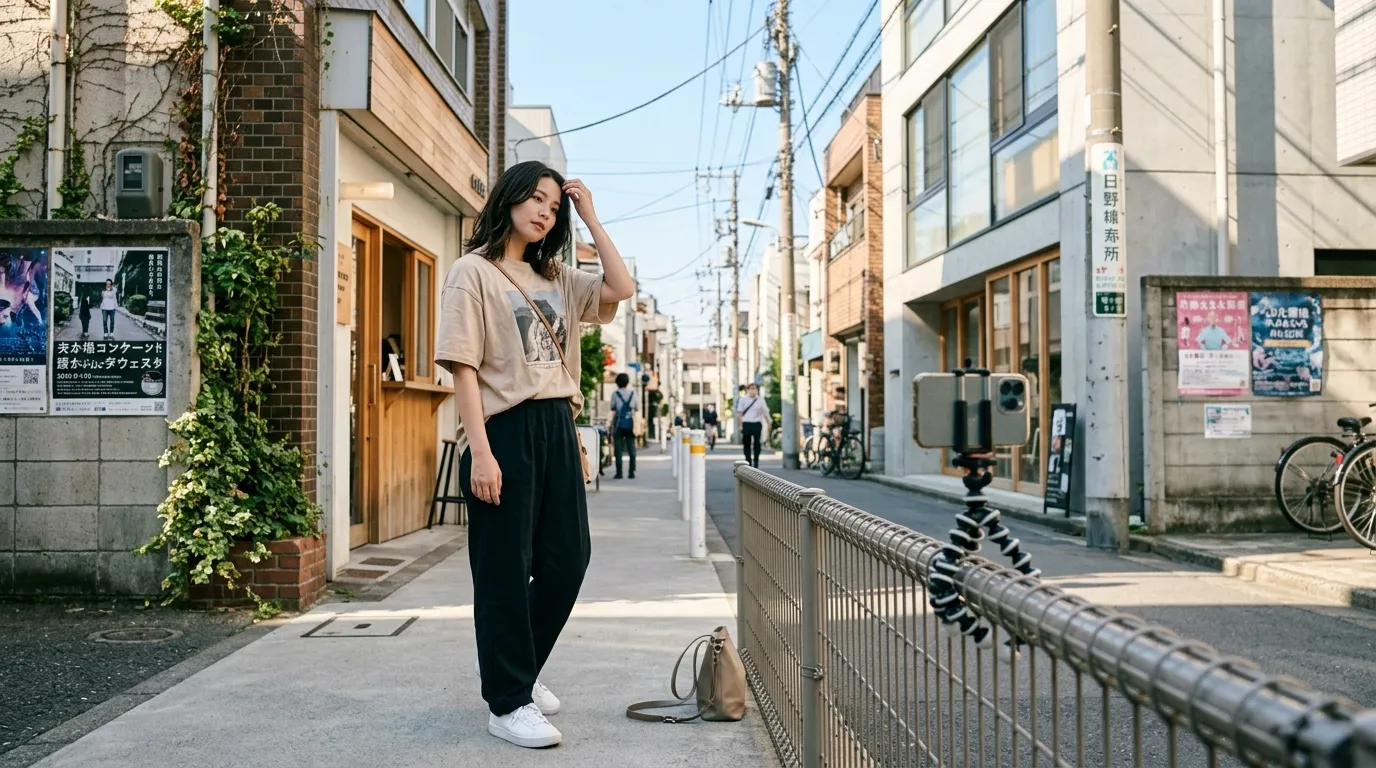 ③ 一人でも撮れるTシャツ写真の撮り方.webp