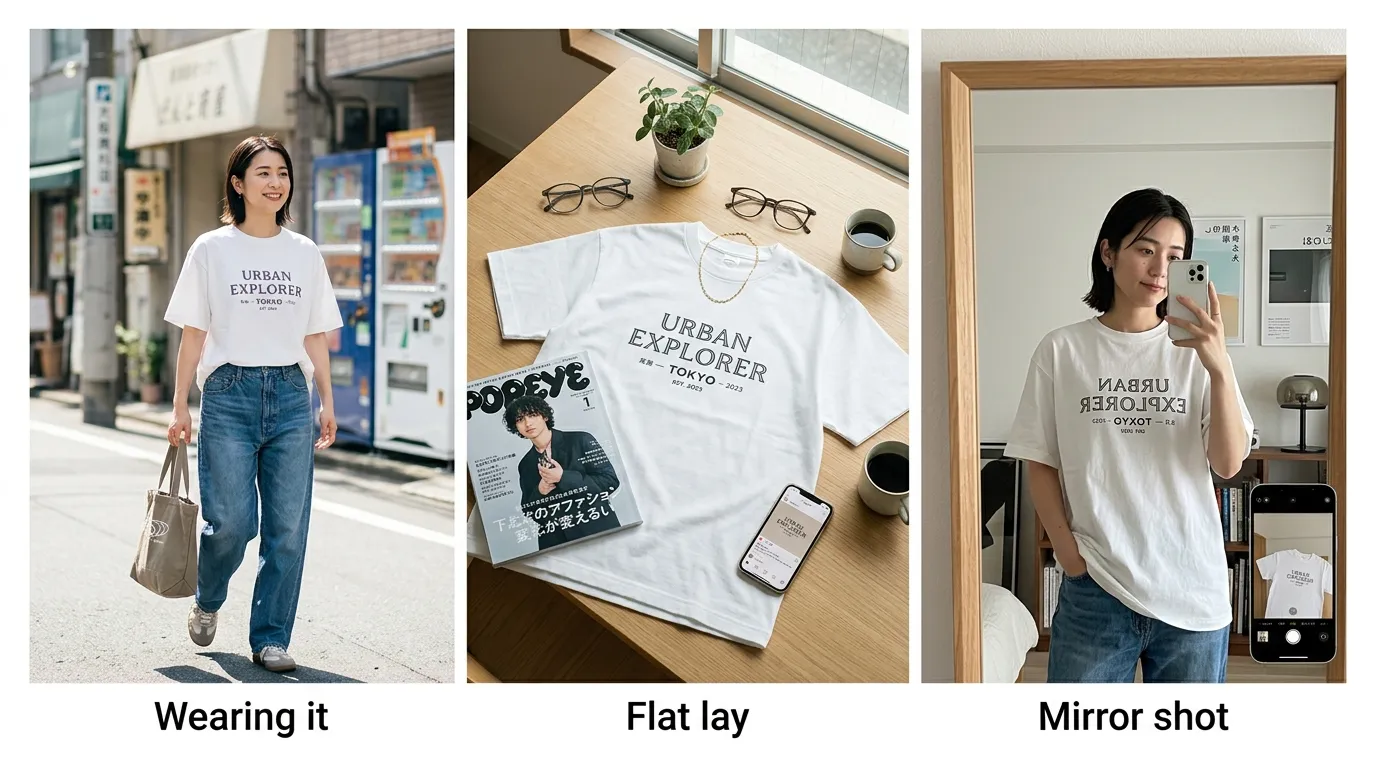② Tシャツの撮り方は「着画・置き画・鏡越し」で変わる.webp