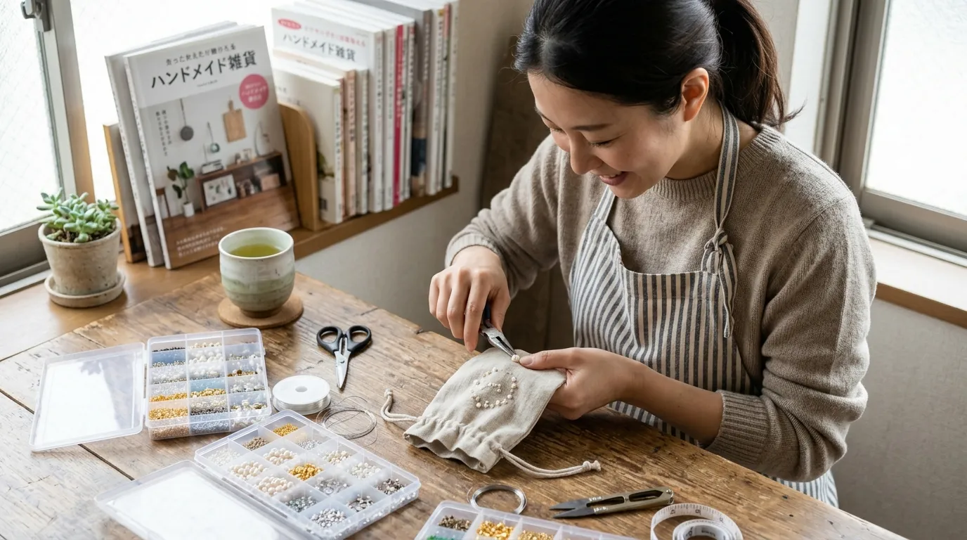 ジュエリーバッグの作り方｜初心者でも分かる材料・道具・基本手順ときれいに仕上げるコツ