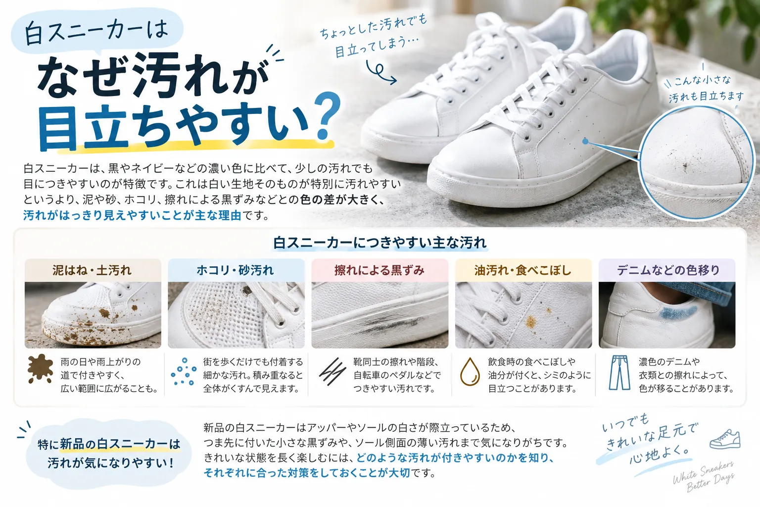 白スニーカーはなぜ汚れが目立ちやすい？.webp