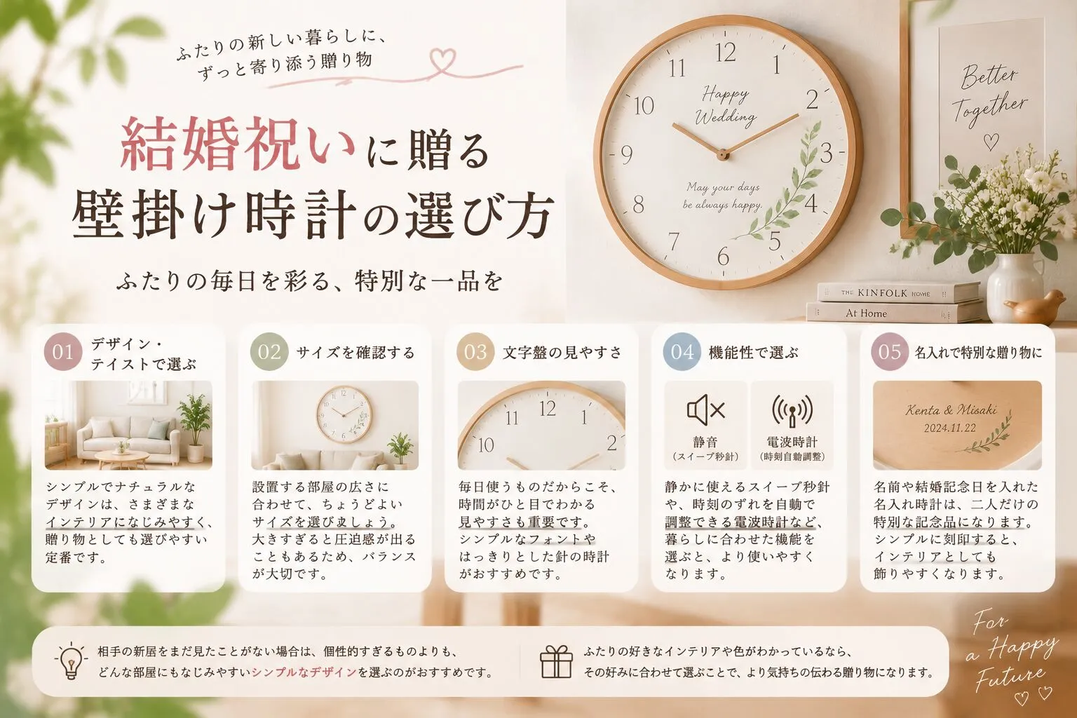 結婚祝いに贈る壁掛け時計の選び方.webp