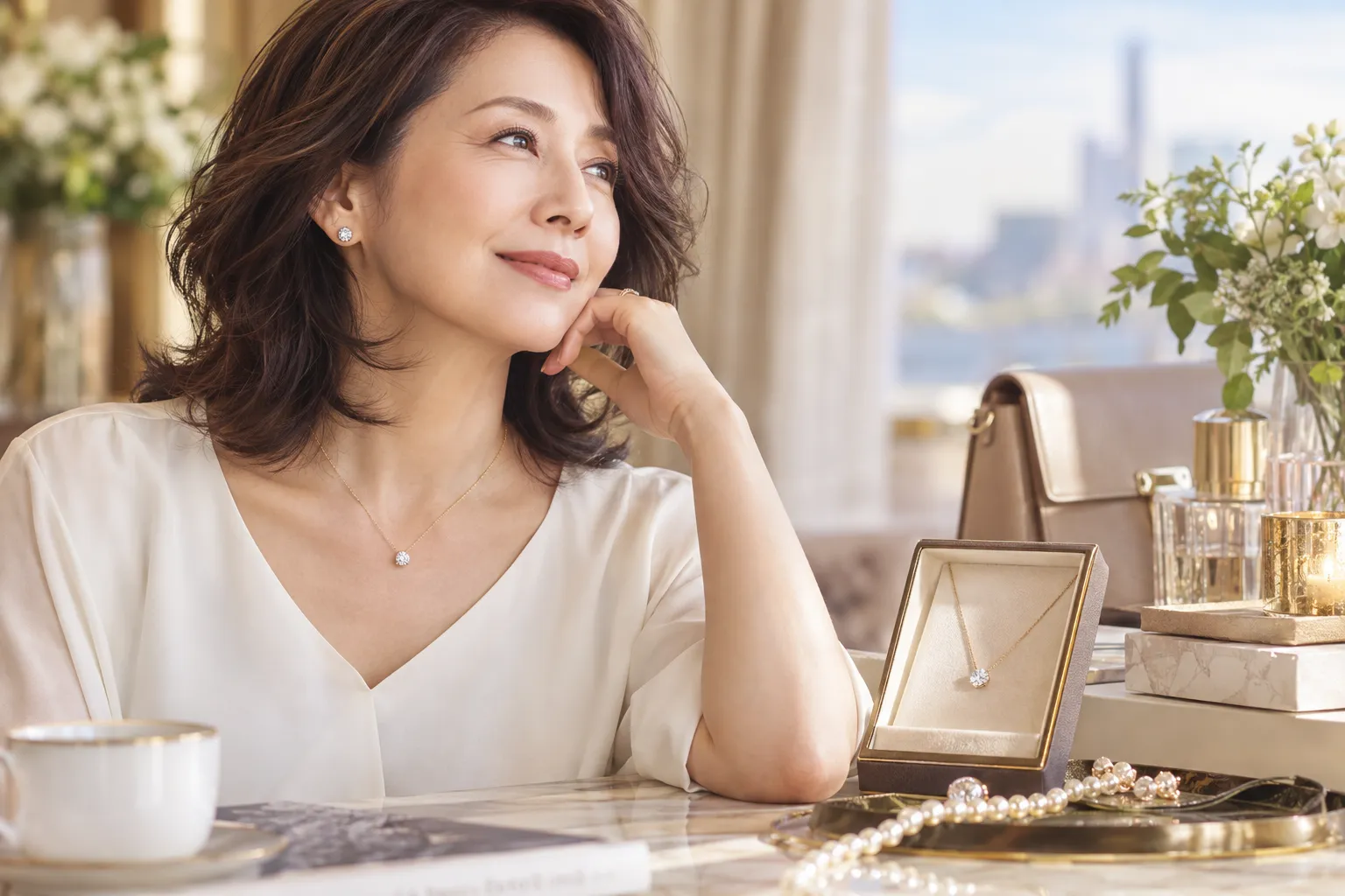 50代のご褒美ジュエリーに選びたいネックレス｜一生ものになる上質な一本の見つけ方