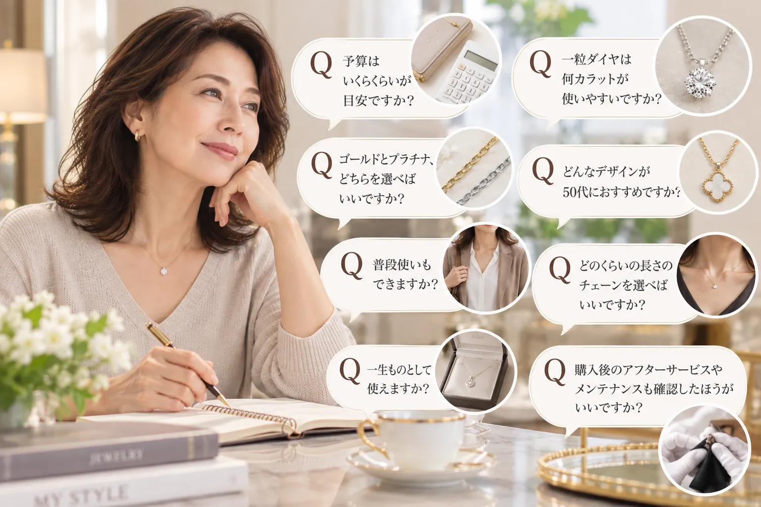 50代のご褒美ジュエリー・ネックレスに関するよくある質問.webp
