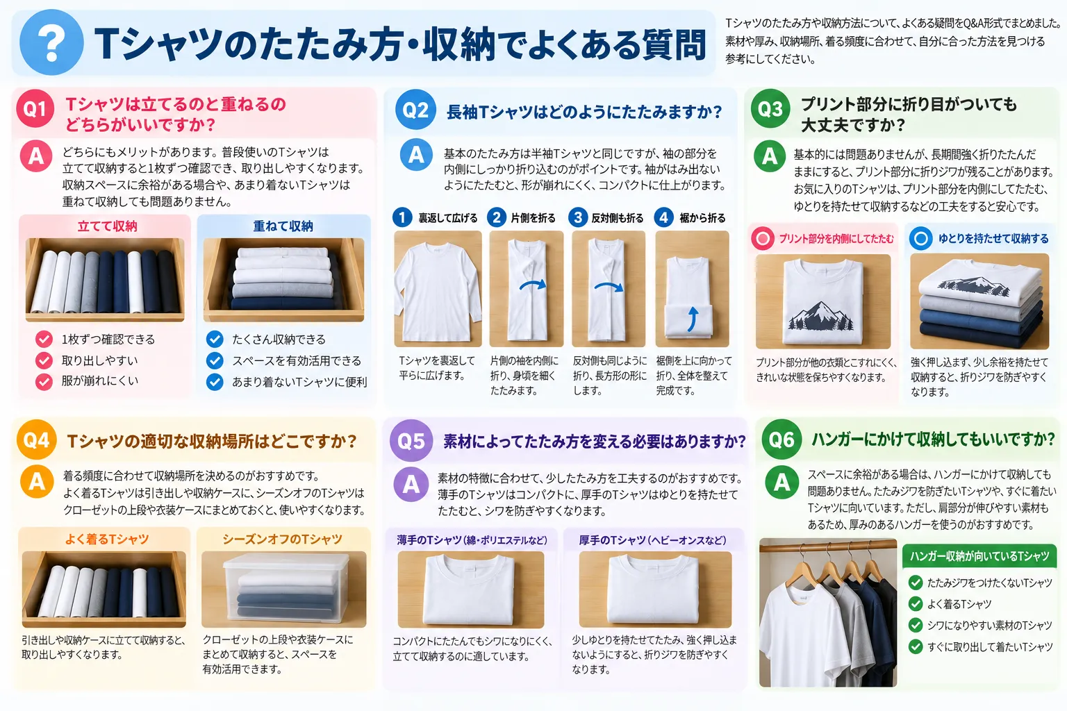 6. Tシャツのたたみ方・収納でよくある質問.webp