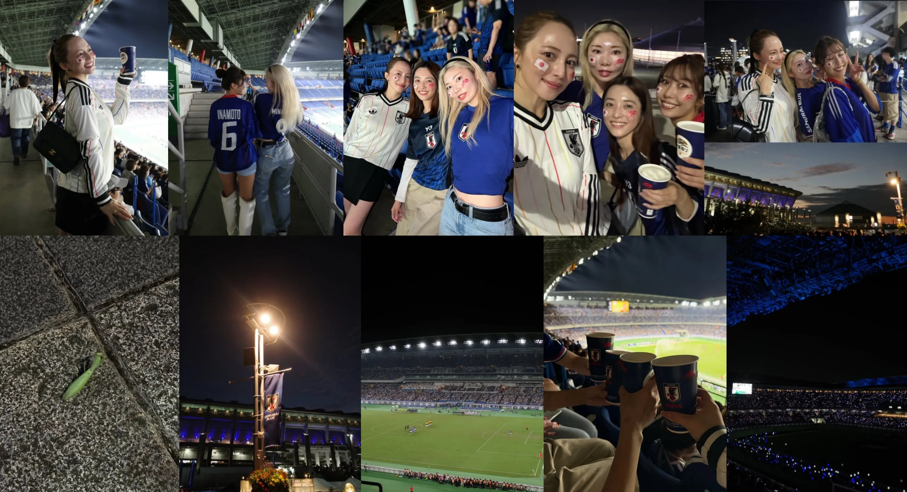 左近鈴乃の日産スタジアムサッカー観戦記！CHANEL「プレッピーココ」のバッグが映えるスポーツミックスコーデ