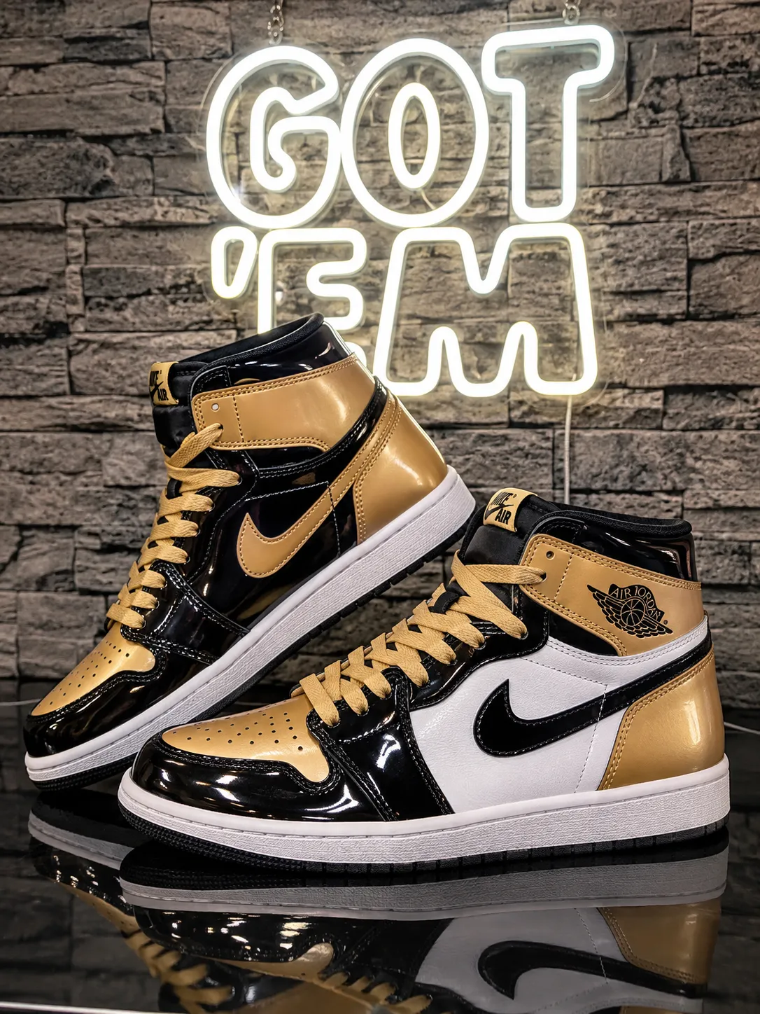 👟本日の1枚👟 Jordan 1 “GOLD TOE”✨ やっぱりこのゴールドが大好き🖤