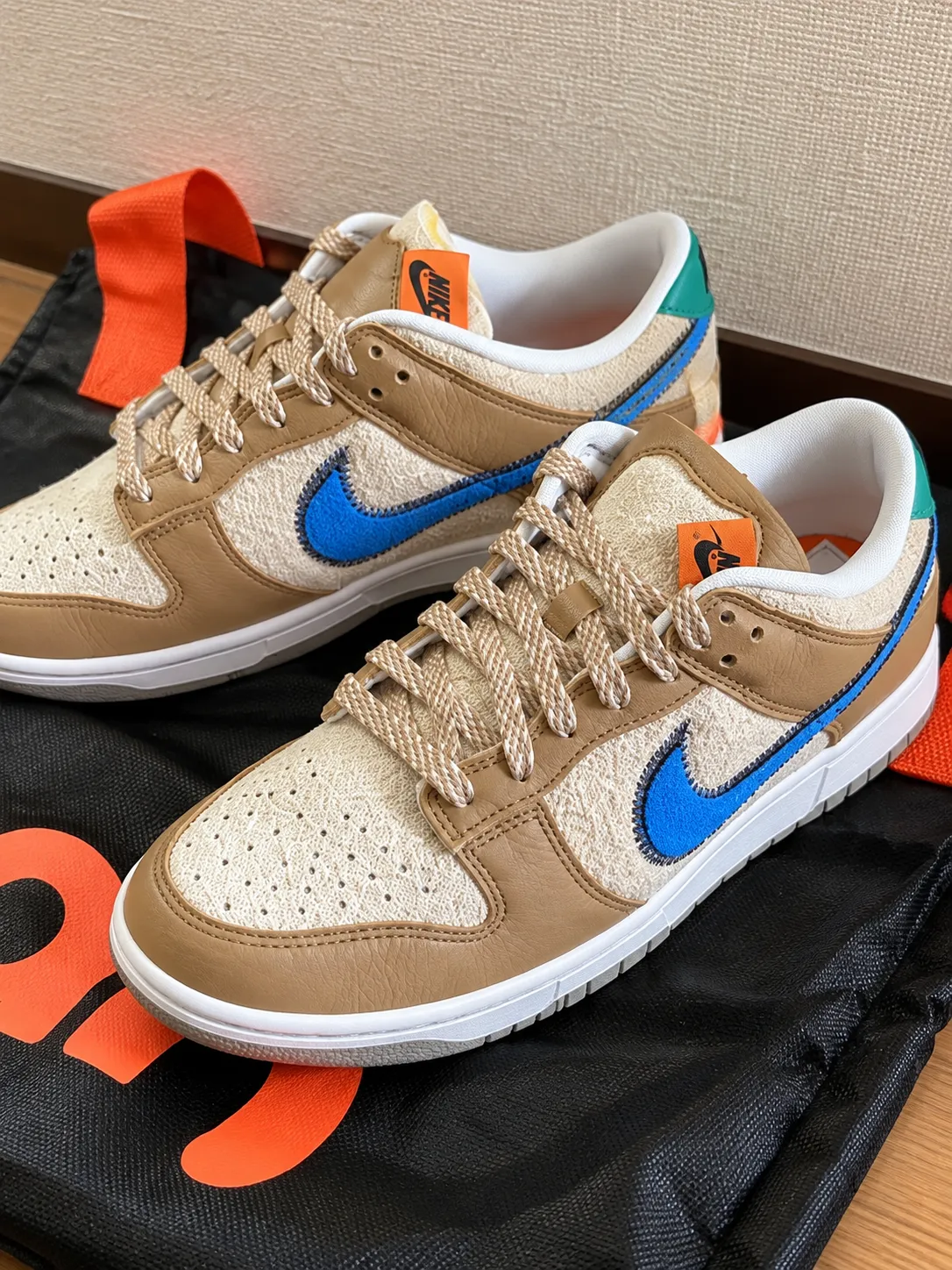 👟本日のスニーカー👟 英国size?限定コラボのNIKEダンクが可愛すぎる💙