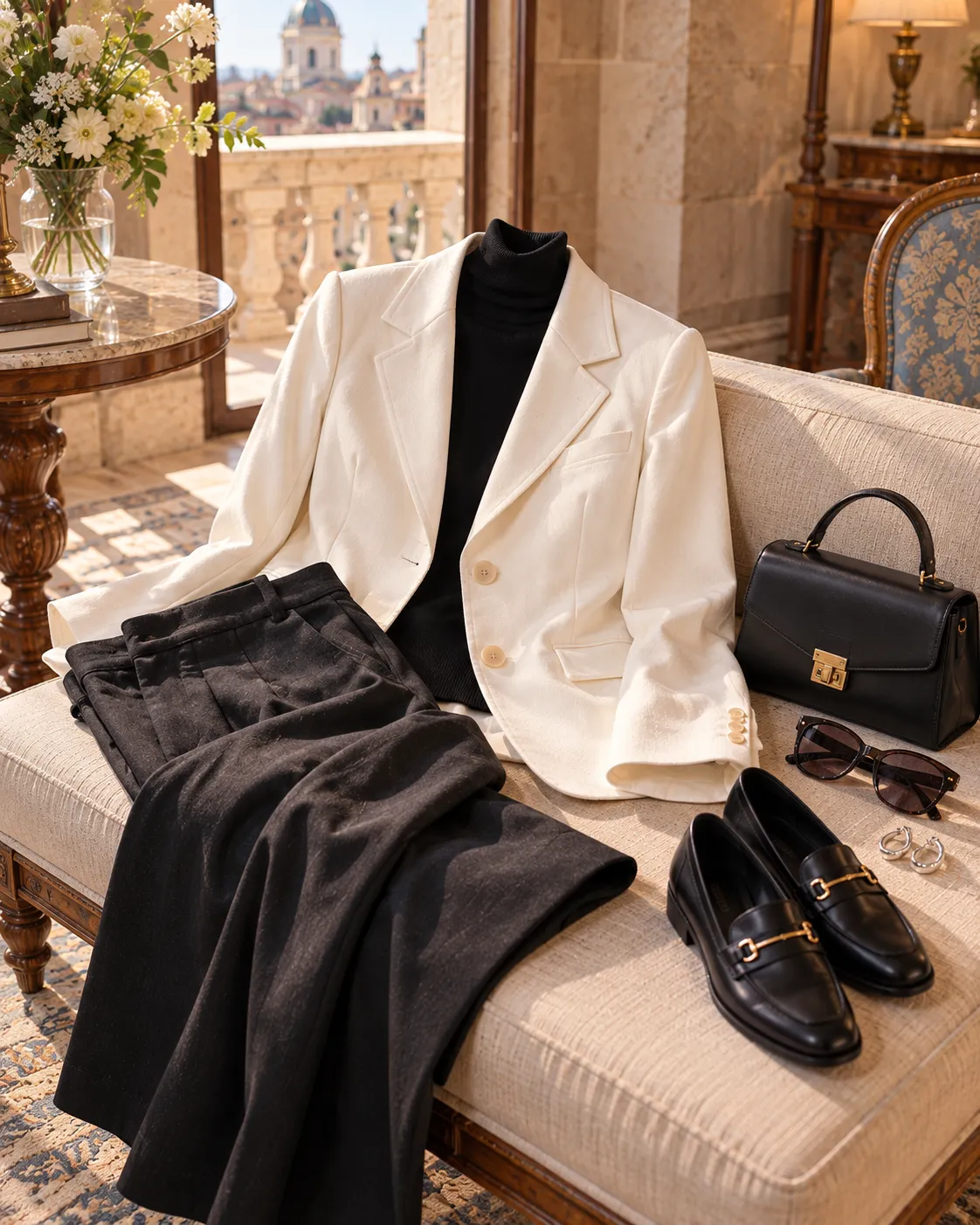 【MAXMARA】ホワイトジャケットコーデ (5).webp