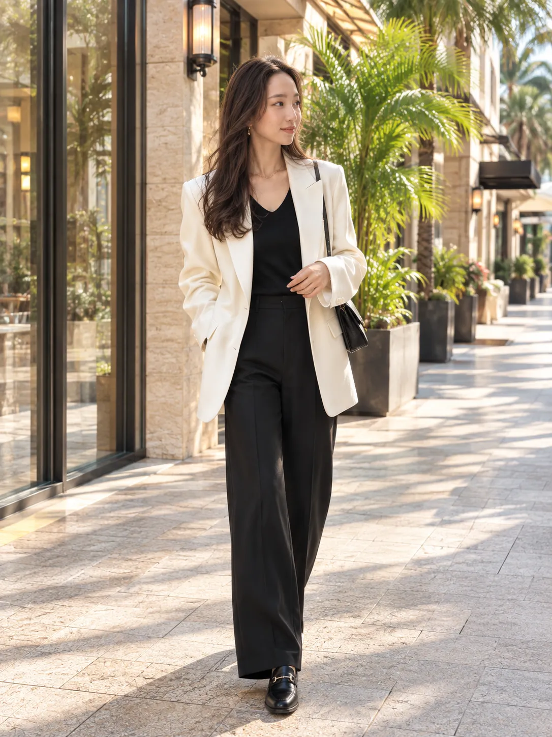 【Maison Margiela】ホワイトジャケットコーデ♡ オーバーサイズで楽しむ、大人のゴージャスカジュアル (3).webp