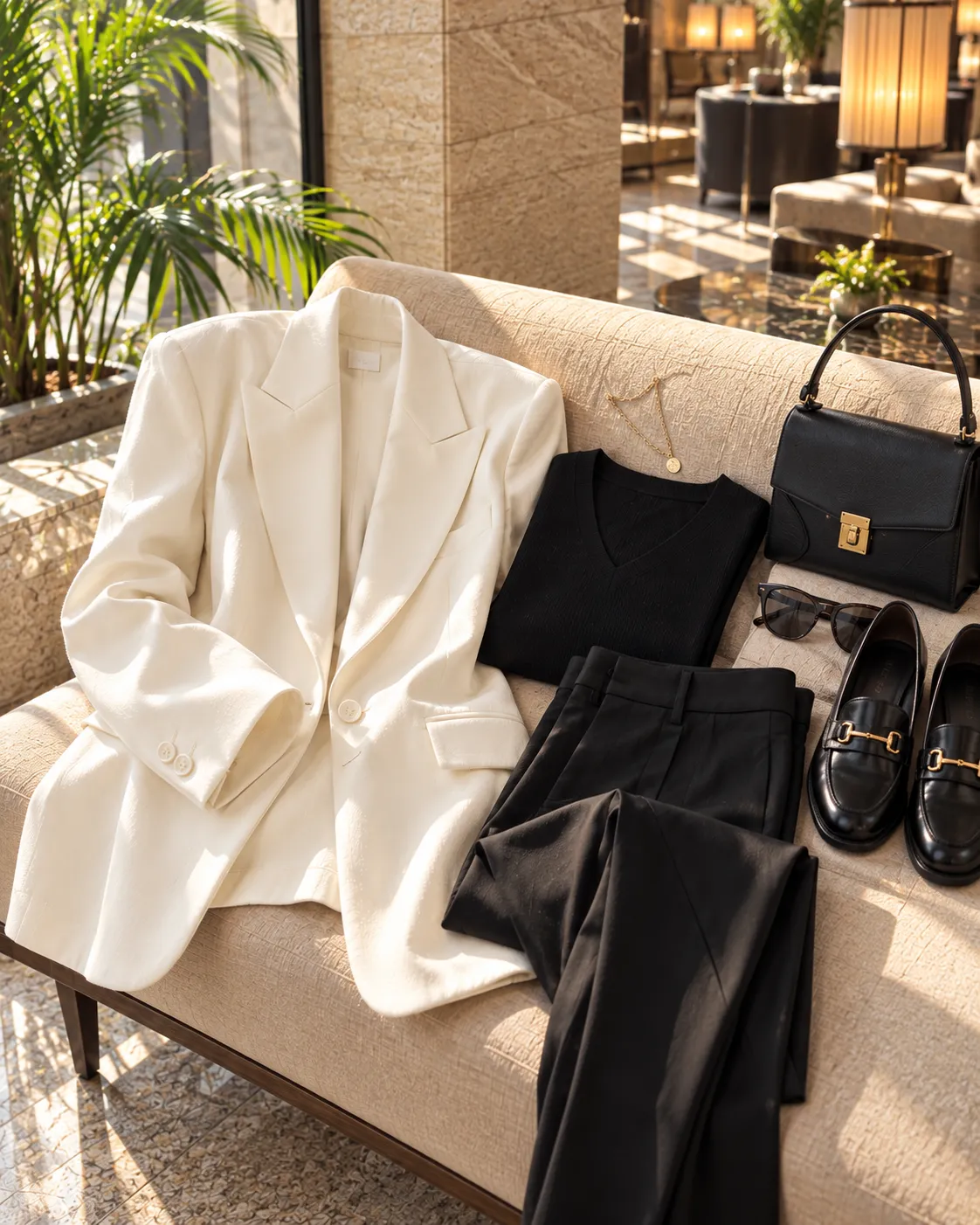 【Maison Margiela】ホワイトジャケットコーデ♡ オーバーサイズで楽しむ、大人のゴージャスカジュアル (5).webp