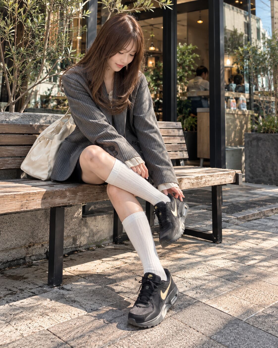 新しいスニーカーが可愛すぎる♡ NIKE エア マックス エクシーで春のカジュアルコーデ.jpg